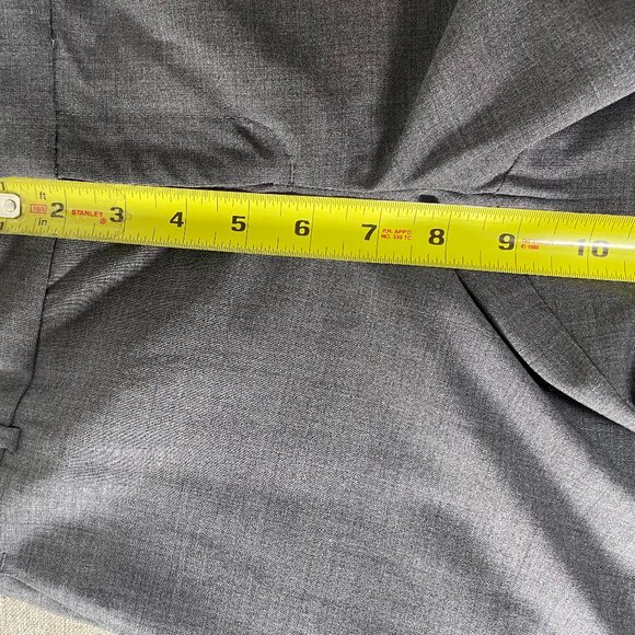 Banana Republic Martin Fit Wool Blend Dress Pants Women 4 Stretch Dark Gray - Picture 12 of 15